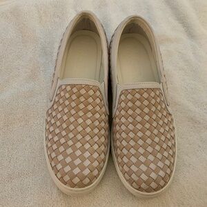 M.Gemi pink and white Leather sneakers